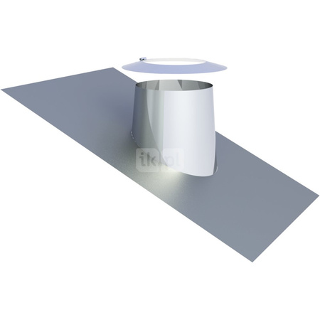 Przejście przez dach 16° - 25° (stal nierdzewna) Ø160mm