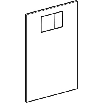 Płyta ozdobna AqC, szkło czarne