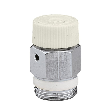 Ręczny zawór odpowietrzający do grzejników. Gwint z uszczelką PTFE 1/8" GZ