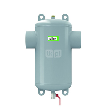 Separator mikropęcherzy powietrza i osadów Exdirt D 60.3 szare, ze spawanymi króćcami