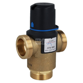 Termostatyczny zawór mieszający ATM 883, DN25, G1 1/4", 35÷60°C, Kvs 4,2 m3/h