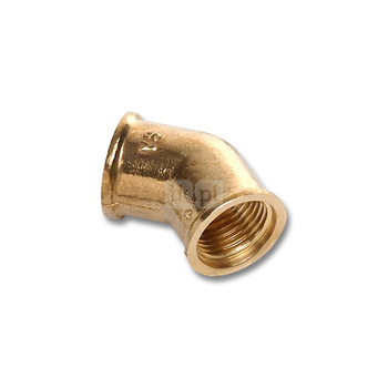 Kolano 45' SANHA 615 Mosiądz 3/8'' x 3/8'' (GW x GZ)