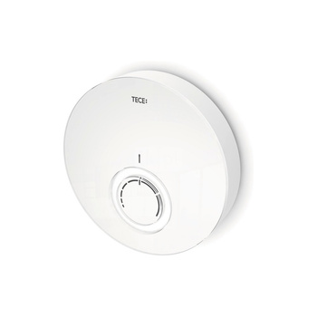 TECEfloor Termostat wzorniczy - szkło białe obudowa biała