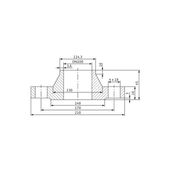 Akcesorium do pomp (zestaw przeciwkołnierzy), WILO - Zestaw przeciwkołnierzy DN 100, PN 6