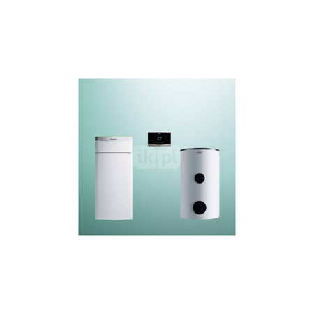 Pakiet systemowy OZE - Pompa ciepła gruntowa solanka-woda VAILLANT VWF 157/4 flexoTHERM 5.3kW 400V + Regulator sensoCOMFORT VRC 720 + Zasobnik c.w.u. VIH RW300/3BR + Zasobnik buforowy VPS R 100/1M