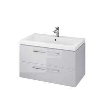 SET 967 LARA COMO 80 SZARY DSM (SZAFKA + UMYWALKA)