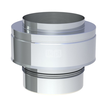 Zakończenie wylotu rury dwuściennej fi200mm nadciśnienie Ts do 200st.C