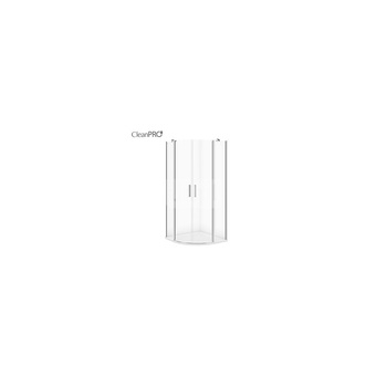 KABINA PRYSZNICOWA PÓŁOKRĄGŁA MODUO 90X90X195 SZKŁO TRANSPARENTNE