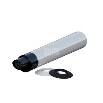 Wyjście poziome koncentryczne PP-AL + 2 rozety L855mm DN60/100mm