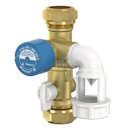 Prescor IC 3⁄4, 8 bar, grupa bezpieczeństwa do c.w.u.