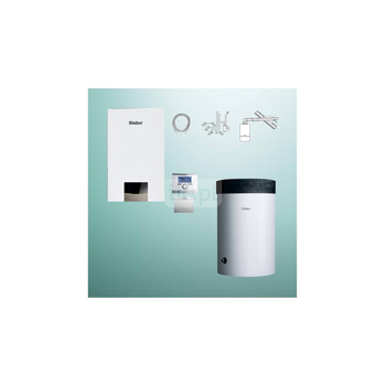 Pakiet - Kocioł gazowy jednofunkcyjny VAILLANT ecoTEC exclusive VC 25CS/1-7 kondensacyjny wiszący 2.8-26.4kW + Zestaw powietrzno-spalinowy + Regulator sensoCOMFORT 720 + Moduł sterowania VR 921 + Zasobnik c.w.u VIH R 200/6 M