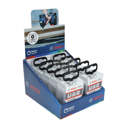 Bity udarowe PH2 25 mm, 25 szt. Impact PH2 25mm 25pc