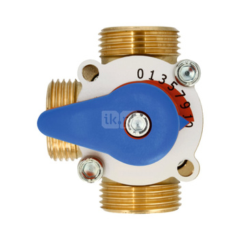 Zawór obrotowy trójdrogowy Concept By WOMIX GZM 3-20M, 6,3kv, 3/4"