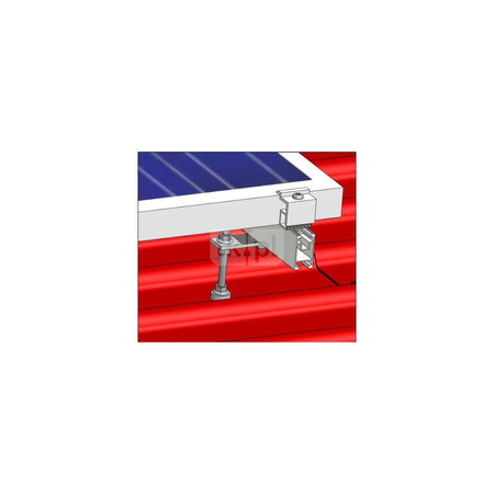 1 kW B028 mocowanie, blachodachówka poziom KLIK