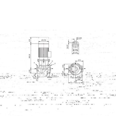 Pojed. standard. pompa dławnicowa CronoLine- IL 100/170-22/2-S1