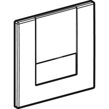 Płytka przykrywająca Tango, chrom błyszczący