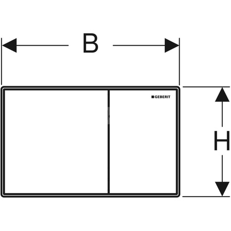 Przycisk uruchamiający Geberit Sigma60, lava