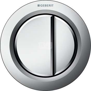 Pneumatyczny przycisk uruchamiający WC Geberit Typ 01, ręczny, meblowy, dwudzielny, chrom-mat