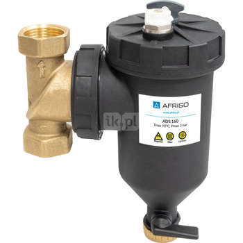 Magnetyczny separator zanieczyszczeń ADS 160, ruchome przyłącze GW G1", Kvs 6,9 m3/h