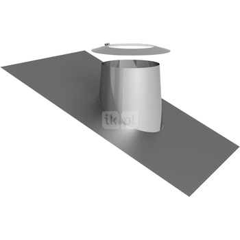 Przejście dachowe 16-25st. z płaszczem ołowianym i kołnierzem fi80mm