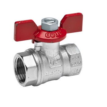 TURIA 3000 zawór kulowy, 1/2 GW x 1/2 GW, uchwyt motylkowy