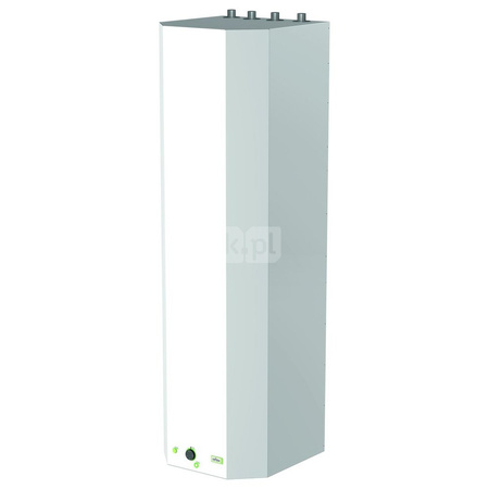 Pojemnościowy podgrzewacz wody Storatherm Aqua Compact AC 160/1E-W_C wiszący, biały, 1 wężownica, grzałka ceramiczna, klasa energetyczna C