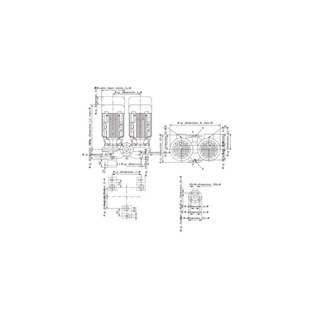 Pompa obiegowa WILO VeroTwin-DPL typu in-line z silnikiem znormalizowanym 50 Hz 2900obr/min
