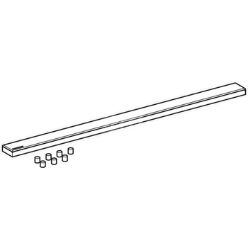 Listwa ozdobna odpływu liniowego, stal, 6x1000