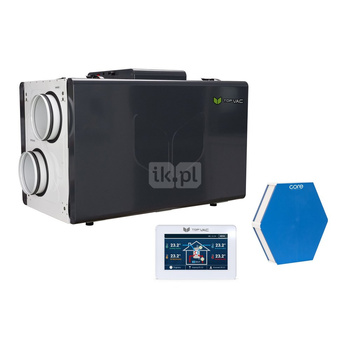 Rekuperator TOPVAC 450HCFENT 450m3/h (200Pa)