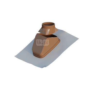 Przejście do dachów skośnych od 25° do 50° z kołnierzem ołowianym DN100-125mm