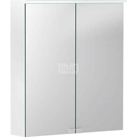 Szafka z lustrem Geberit Option Basic B60, z oświetleniem, dwoje drzwi