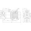 Pompa do wody Wilo-MultiPress MP 305-DM/IE3 normalnie zasysająca wielostopniowa pompa wirowa. Cicha praca.