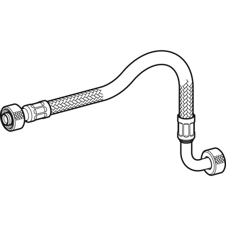 Wężyk zbrojony do spłuczek Geberit Sigma 8cm(2016)