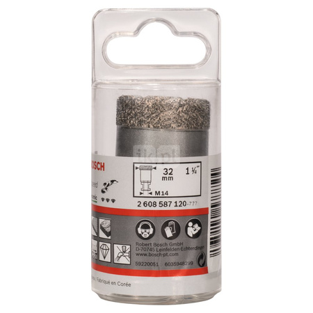 Wiertła diamentowe do pracy na sucho Dry Speed Best for Ceramic 32 x 35 mm