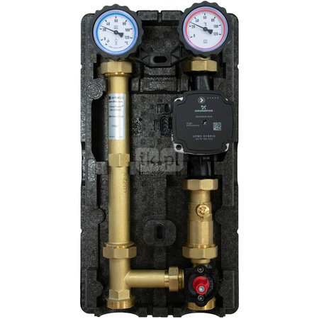 Grupa pompowa PrimoTherm 180-2 Vario DN25 GP 3-WM, pompa Grundfos UPM3 Hybrid, zawór mieszający ARV KvsVario 