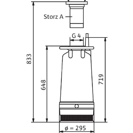 Pompa zanurzeniowa do ścieków WILO EMU KS 3x400V, moc 9.5W