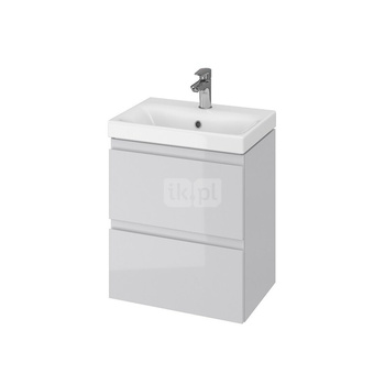 SET 982 MODUO SLIM 50 SZARY DSM (SZAFKA + UMYWALKA)