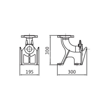 Akcesorium do pomp (stopa sprzęgająca), WILO - Stopa sprzęgająca DN 50/2RK