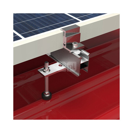 1 kW B017 mocowanie, blachodachówka, pion, KLIK