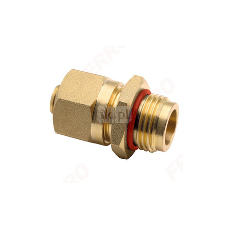 Nypel 1/2" x 1/2" do przepływomierzy RKPP_TP, profil 39 mm