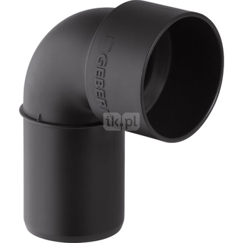 Kolano przyłączeniowe  GEBERIT Silent-PP Polipropylen x Polipropylen 32mm  x 46mm  x DN 40 (Końcówka wciskowa x Mufa wciskowa)