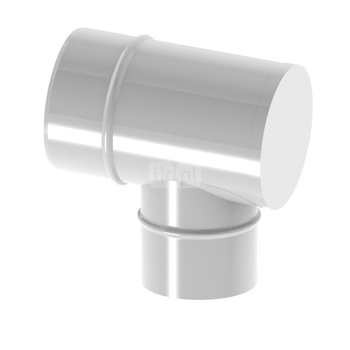 Trójnik 87st.- rewizyjny De Dietrich, VIESSMANN podłączeniowy rozszerzający fi60/100-80/125mm z uszczelką