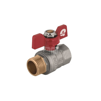 Kurek kulowy QIK-04 DN15 PN30 1/2" WZ motyl