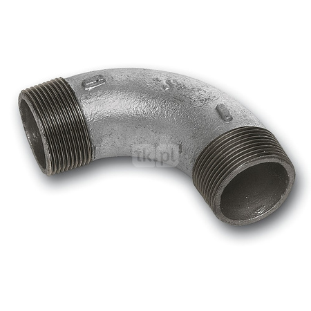 Łuk 90' SANHA 3# Żeliwo 1 1/2'' x 1 1/2'' (GZ x GZ)