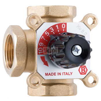Zawór 3-drogowy mieszający Rp 3/4" - Kv 6.0