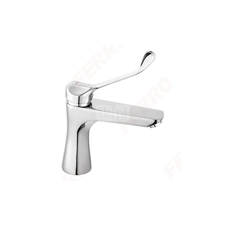 Bateria umywalkowa stojąca ALGEO SQUARE MEDICO, chrom