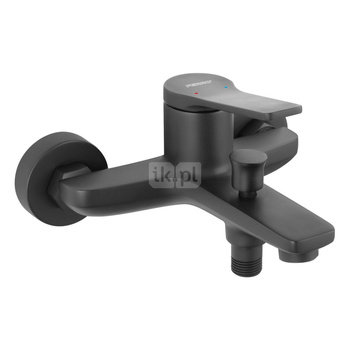 STRATOS BLACK bateria wannowa, bez natrysku, czarny