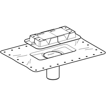 Nasada kołnierzowa wpustu liniowego CleanLine