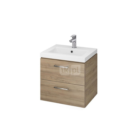 SET 820 LARA COMO 50 ORZECH DSM (SZAFKA+UMYWALKA)