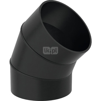 Długi łuk GEBERIT HDPE Polietylen x Polietylen 250mm x 250mm DN 250 x DN 250 (Króciec z tworzywa sztucznego do spawania/zgrzewania x Króciec z tworzywa sztucznego do spawania/zgrzewania)